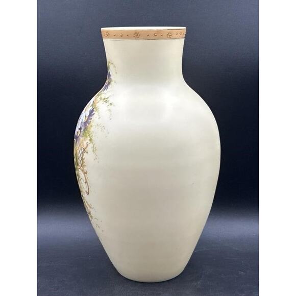 Works Superior Austria Porcelain Vase – Hand-Painted Florals & Gold Trim, 11.5″ - Picture 2 of 11